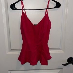 Red blouse top